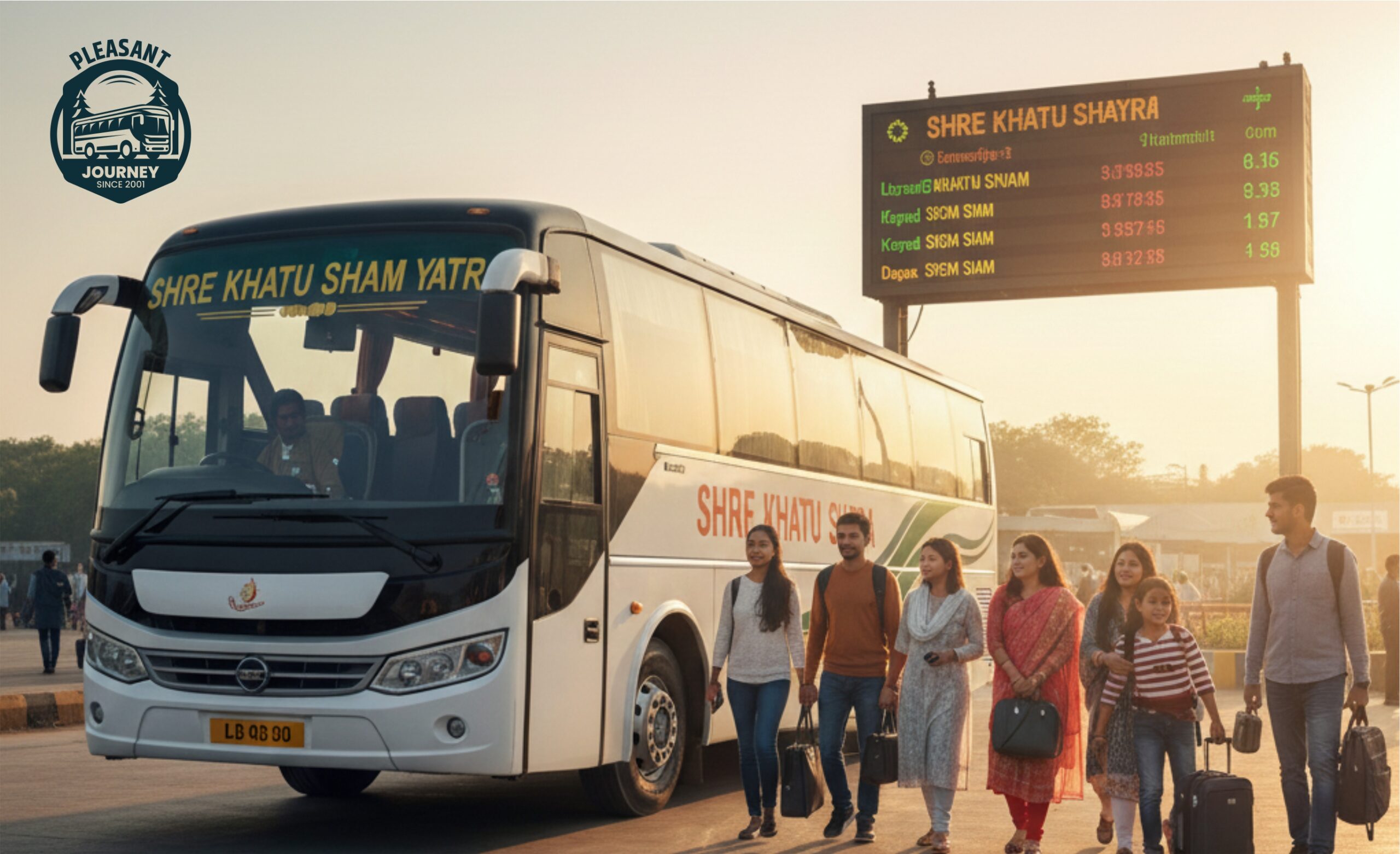 Khatu shyam ke liye bus booking